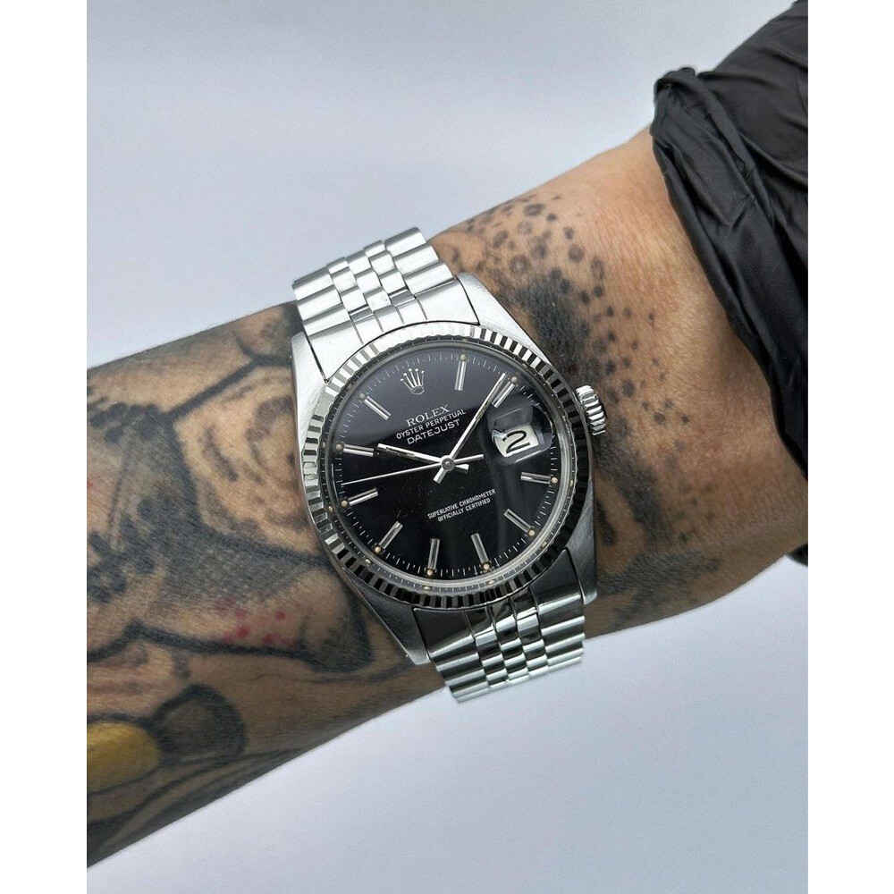 Rolex datejust 16014 black dial online